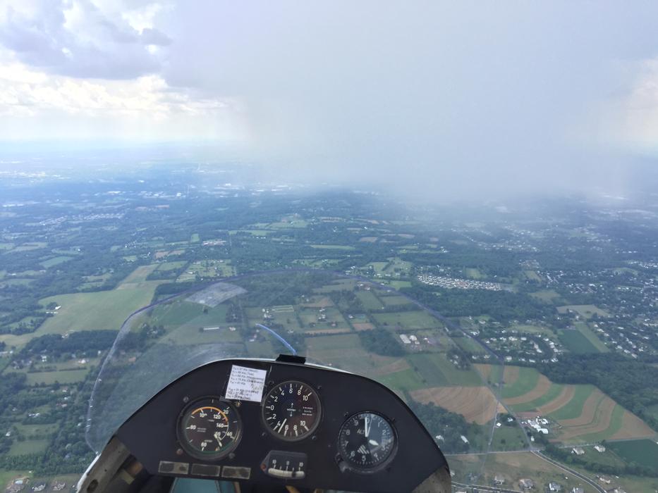 View from glider